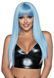Перука довга пряма з чубчиком Leg Avenue Long straight bang wig Blue (61 см) картинка 1