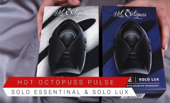 Мастурбатор з пульсацією Hot Octopuss PULSE SOLO LUX (пульт + кнопка бустер) зображення