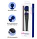 Вібромасажер-мікрофон PalmPower Recharge Blue (діаметр 4 см) картинка 8