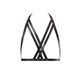 Портупея Bijoux Indiscrets MAZE - Halter Bra Harness Black картинка 1