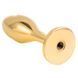 Металлическая анальная пробка Кроличий хвост LOCKINK SEVANDA White Bunny-Tail Anal Rose-shape Plug картинка 5