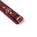 Шкіряні наручники Liebe Seele Wine Red wirst Cuffs картинка 9