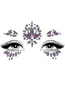 Наклейки-стразы для лица Leg Avenue Verity face jewels sticker (разной формы) картинка