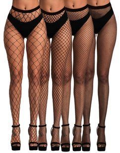 Комплект колготок - сіток JSY WW7040 Black One Size (4 шт) зображення