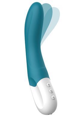 Гнучкий вібратор точки G Liebe Bend It Rechargeable Ocean Blue (діаметр 3,3 см) зображення
