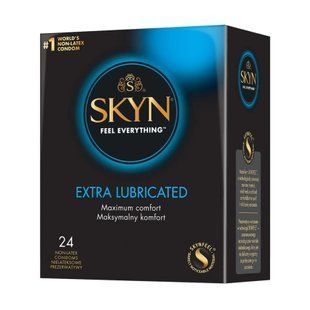 Презервативы безлатексные SKYN Ekstra Lubricated, увлажненные (24 шт) картинка