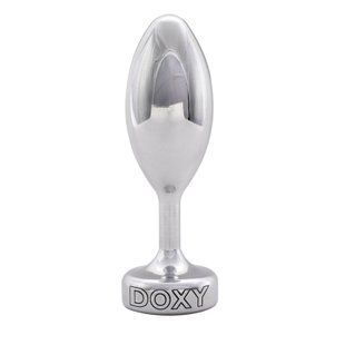 Металлическая гладкая анальная пробка DOXY Butt Plug SMOOTH (диаметр 3,3 см) картинка