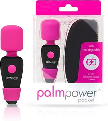 Міні вібромасажер PalmPower Pocket з чохлом на блискавці зображення