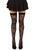 Чулки кружевные Leg Avenue Wild rose net thigh highs One Size картинка