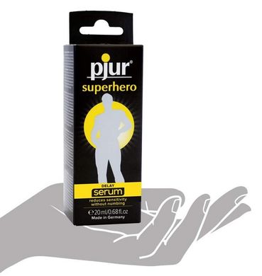 Пролонгуючий гель для чоловіків pjur Superhero Serum (20 мл) зображення