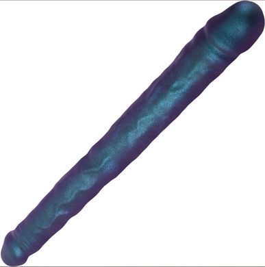 Фаллоимитатор двойной Strap-On-Me Double Dong Realistic Dildo Snaky Metallic color (диаметр 3,7 и 4,6 см) картинка