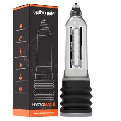 Гидронасос Bathmate Hydromax 8 Clear (для члена длиной от 15 до 20 см, диаметр до 5,5 см) картинка