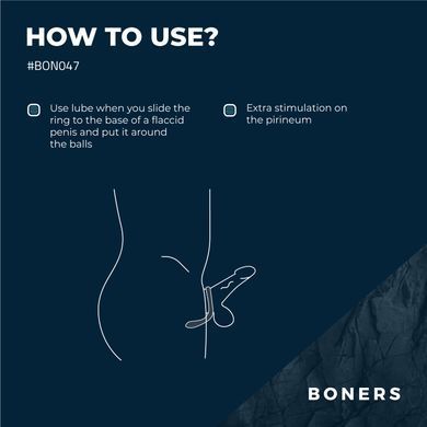 Ерекційне кільце Boners Cock ring зображення