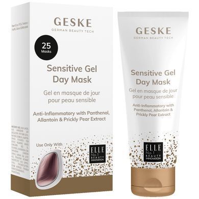 Денна гелева маска для чутливої шкіри GESKE Sensitive Gel Day Mask (50 мл + 25 серветок) зображення
