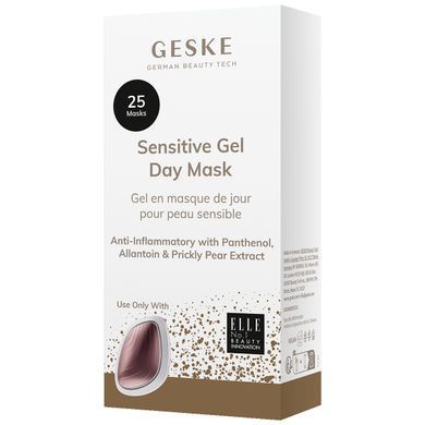 Денна гелева маска для чутливої шкіри GESKE Sensitive Gel Day Mask (50 мл + 25 серветок) зображення