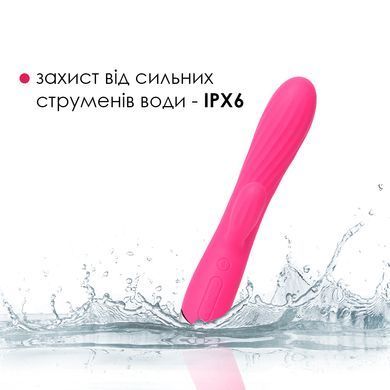 Інтелектуальний вібратор - кролик з підігрівом Svakom Angel Plum Red (діаметр 3,3 см) зображення