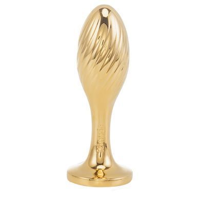Металлическая анальная пробка Кроличий хвост LOCKINK SEVANDA White Bunny-Tail Anal Pear-shape Plug картинка