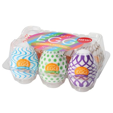 Набір мастурбаторів - яєць Tenga Egg Wonder Pack (6 яєць) зображення