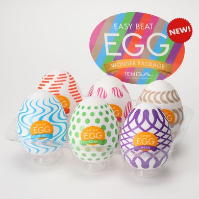 Набор мастурбаторов - яиц Tenga Egg Wonder Pack (6 яиц) картинка