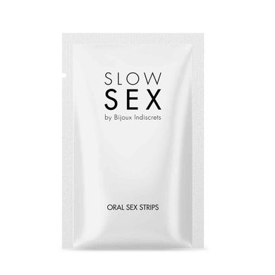 Смужки для орального сексу Bijoux Indiscrets Slow Sex Oral sex strips (7 шт) зображення
