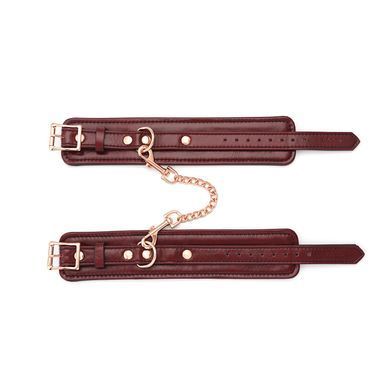 Шкіряні поножі Liebe Seele Wine Red Anklecuffs зображення