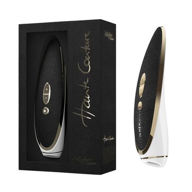 Вакуумний кліторальний стимулятор Satisfyer Luxury Haute Couture Black (з вібрацією) зображення