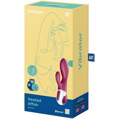 Смарт вібратор - кролик із підігрівом Satisfyer Heated Affair (діаметр 3,6 см) зображення