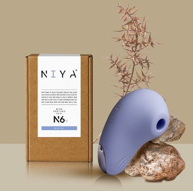 Вакуумний кліторальний стимулятор з вібрацією NIYA №6 Intimate Air Pressure Stimulator зображення