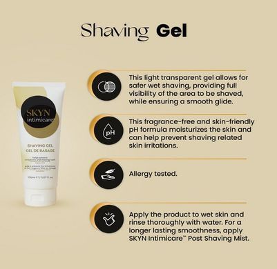 Гель для бритья Skyn ​​Intimicare Shaving Gel (150 мл) картинка