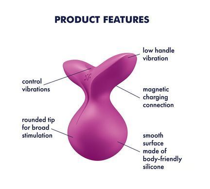 Мини-вибратор клиторальный Satisfyer Viva la Vulva 3 Violet картинка