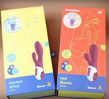 Смарт вібратор - кролик із підігрівом Satisfyer Heated Affair (діаметр 3,6 см) зображення