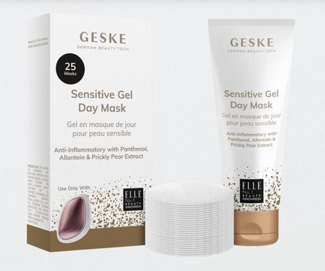 Денна гелева маска для чутливої шкіри GESKE Sensitive Gel Day Mask (50 мл + 25 серветок) зображення
