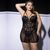 Эротическое полупрозрачное платье JSY P61150 Black Plus Size картинка