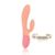 Вибратор-кролик с подогревом + браслет Rianne S: Xena Peach/Coral (диаметр 3,5 см) картинка