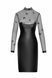 Сукня з сітчастим верхом Noir Handmade F310 Sublime wetlook and flocked mesh midi dress, розмір M картинка 3