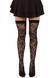 Чулки кружевные Leg Avenue Wild rose net thigh highs One Size картинка 1