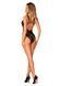 Сексуальне боді з доступом Obsessive B138 teddy black, розмір S/M/L картинка 6