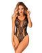 Сексуальне боді з доступом Obsessive B138 teddy black, розмір S/M/L картинка 1