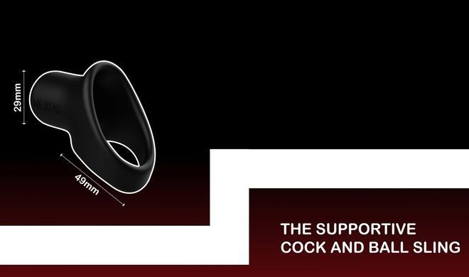 Эрекционное кольцо Nexus Rise Cock and Ball Sling картинка
