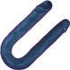 Фаллоимитатор двойной Strap-On-Me Double Dong Realistic Dildo Snaky Metallic color (диаметр 3,7 и 4,6 см) картинка 6