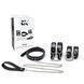 Кожаный набор BDSM: наручники, поножи, ошейник с поводком Art of Sex Emoji картинка 2