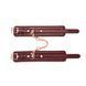 Шкіряні поножі Liebe Seele Wine Red Anklecuffs картинка 4