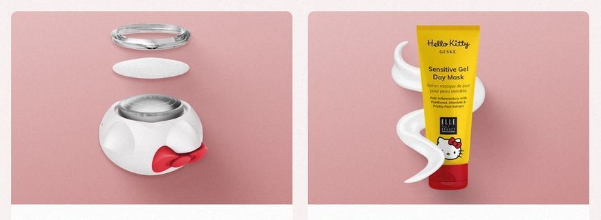 Денна детокс-маска GESKE Detoxifying Day Mask by Hello Kitty Head (50 мл + 20 серветок) зображення