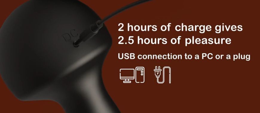 Вибромассажер простаты и точки G Nexus Gyro Vibe EXTREME: массаж без рук (диаметр 5,4 см) картинка