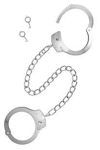 Поножи металлические Fetish Tentation Adjustable metal ankle cuffs картинка