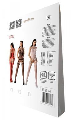 Бодистокинг с множеством бретелей и доступом Passion BS095 red One Size картинка