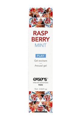 Стимулюючий охолоджуючий гель EXSENS Kissable Raspberry Mint малина та м'ята (15 мл) зображення