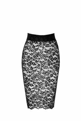 Мереживна спідниця зі шнурівкою Noir Handmade F302 Ambivalence lace up midi skirt, розмір S зображення