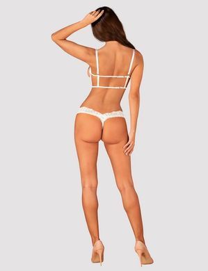 Эротический комплект с открытой грудью и доступом Obsessive Heavenlly 2-pcs cupless set, размер XL/2XL картинка