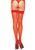 Чулки под пояс со швом сзади Leg Avenue Sheer backseam stockings OS Red картинка